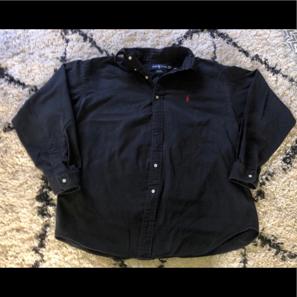 Polo by Ralph Lauren Long Sleeve black Button Up